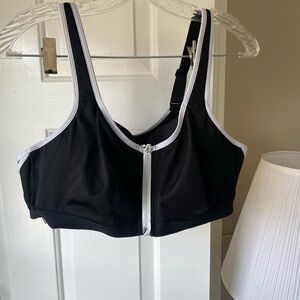 Victoria's Secret Black and White Sports Bra. 38C